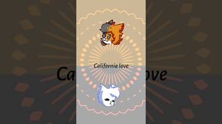 california love!!! / Heskey & Kasti 🤍🧡/#animation #alightmotion #meme #shorts #minecraft #cat