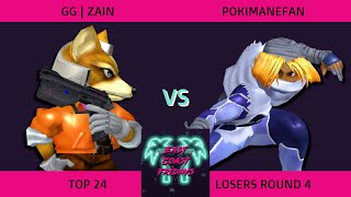 GG | Zain (Fox) vs. Pokimanefan (Sheik) - ECF 174 Top 24 Losers Round 4 SSBM