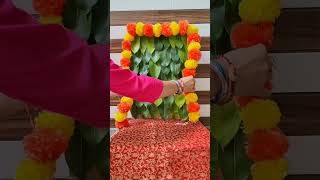 ganesh chaturthi decoration at home #ganeshchaturthi #shorts #ganesh #youtubeshorts