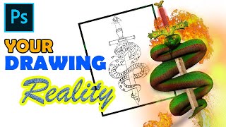 Your Drawing to Realistified in Photoshop | Speed Art Tutorial Episode 1