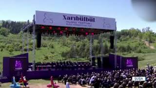 Xari bulbul festivalinda Behram Nesibovun Qarabaq mahnisi