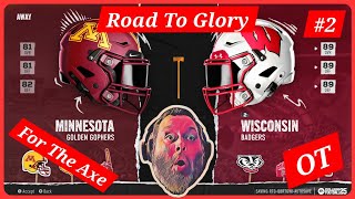 Gophers Force OT vs #2 Badgers | College Football 25 | Xbox Series X | Merdoc