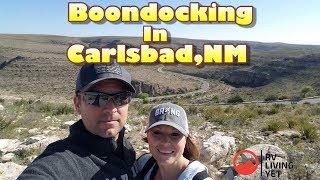 Boondocking near Carlsbad Caverns New Mexico (2019)