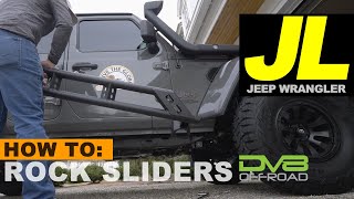 Jeep Wrangler JL DV8 OffRoad Rock Sliders Install & Review