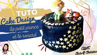 Cake design du petit prince et du renard.