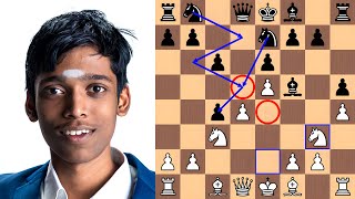 Praggnanandhaa crushes the Caro-Kann