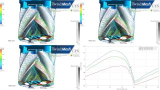 CFX Berlin-Video: CFD analysis shows flow in working chambers of a screw expander