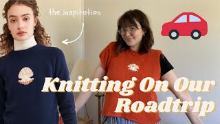 Finishing a Sweater On A Roadtrip | Moving Again | Summer Knitting Projects