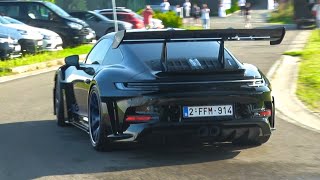 Porsche 992 GT3 RS Weissach with Kline exhaust - LOUD Acceleration Sounds!