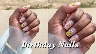 Birthday Nails | Short Classy Set