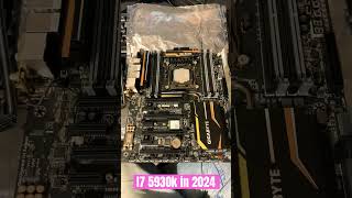 i7 5930k and X99 in 2024? #pcgaming #gaming #i7 #extremegaming #diypcbuild #custompcbuild