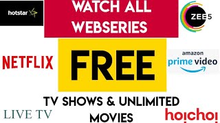 HOW TO GET FREE NETFLIX , AMAZON PRIME , ZEE5 , HOTSTAR & ALL WEBSERIES || FREE LIVE TV & MOVIES 😱