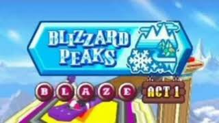 Sonic Rush Adventure - Blizzard Peaks (Act 1) - Slowed + Low Pitched