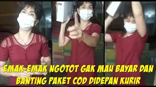 Emak-emak Gak Mau Bayar Paket COD dan Ngotot Kembalikan Ke Kurir