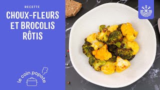 Choux-fleurs et brocolis rôtis