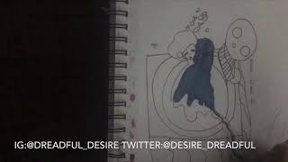 Daydream Inktober Day 19 Speed Drawing