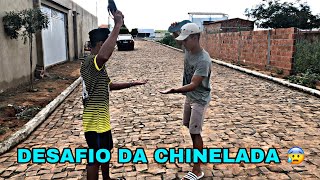 DESAFIO DA CHINELADA COM MEUS AMIGOS 🤪 - Gordinho arregou🤣