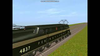 PRR GG1 vs P5aM vs E2c vs E3b Mega Racing Trainz