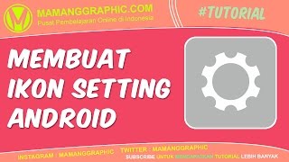 Membuat Ikon Setting Android - Corel Draw