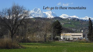 ep121 Driving from Villa Vomano to L'Aquila (Abruzzo)  and Leonesse (Lazio)