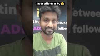 Track Athletes in IPL | IPL Daily Snack | #Shorts