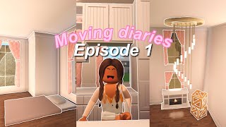 Moving dairies ep. 1 *new roleplay series* | Roblox Bloxburg roleplay