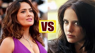 Salma hayek net worth, income and home vs eva green net worth, income and home