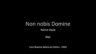 Non nobis Domine - Patrick Doyle - Bajo