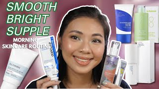 How I keep my skin smooth, glowing and hydrated! My Morning Skincare Routine and Makeup Skin Prep