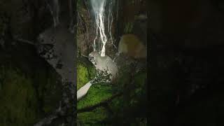 FOOTAGE DRONE WATERFALL no copyright