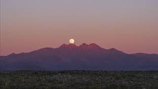 Four Peaks Moonrise - February 8, 2020