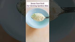 Viral Besan Face Pack For Glowing Spotless Skin l Besan Face Pack #shorts #youtubeshorts #ytshorts