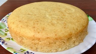 Eggless Vanilla Sponge Cake