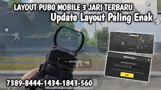 SETTINGAN LAYOUT PUBG MOBILE 3 JARI TERBARU | CARA SETTING CONTROL PUBG MOBILE 3 JARI