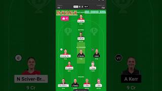 EN W vs NZ W 3rd T20 Dream11 Team Today Match | England Women vs New Zealand Women #dream11 #shorts