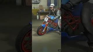 Customizing an antique bike in gta 5 #gta5 #gta5gameplay #franklin #ytshorts #sportsbike #racing