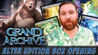 Grand Archive Alter Edition Booster Box Opening