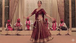 COLLEENA SHAKTI: Royal Jaipur Palace Performance - Qawwali Sufi song Rajasthani dance 7 count!