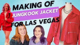 I made Junkook's Red Outfit for Permission to Dance Las Vegas!