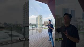 Gedung Rasa Kastil Mewah 5 Lantai + Rooftop, City View di Surabaya Pusat Jalan Basuki Rahmat.