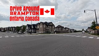 Drive Around  Brampton Ontario Canada