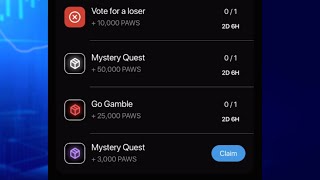 How I solved Paws 50,000 And 25,000 Mystery Quest Today || Working Strategy