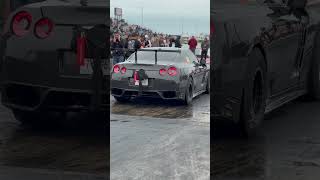 GTR burnout at TX2K #nissangtr #tx2k23 #gtr #dragracing