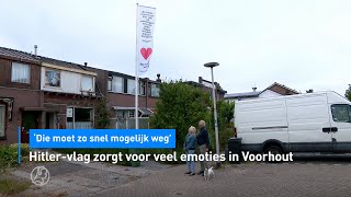 Hitler-vlag zorgt voor veel emoties: 'Die moet zo snel mogelijk weg' | Hart van Nederland