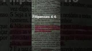 #Deus# Filipenses 4:6🙏🙏#short#deusnocomando