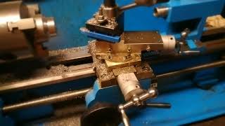 Mini lathe leadscrew speed control.