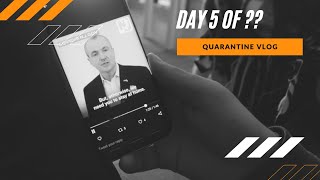 Quarantine Vlog Day 5 | nj shuts down, greg joins the circus, indoor workout shoot