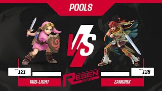 Regen 2024: Pools - Mid-Light (Young Link) Vs Zangrix (Roy)