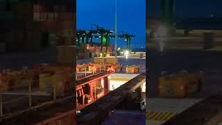 Container🚚Truck Remote Control ||Container Terminal Automation #shorts #container #truck #singapore