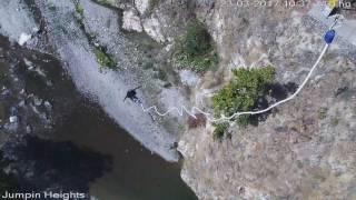 SANYA MALHOTRA (BABITA PHOGAT OF DANGAL) BUNGY JUMPING AT JUMPIN HEIGHTS, RISHIKESH